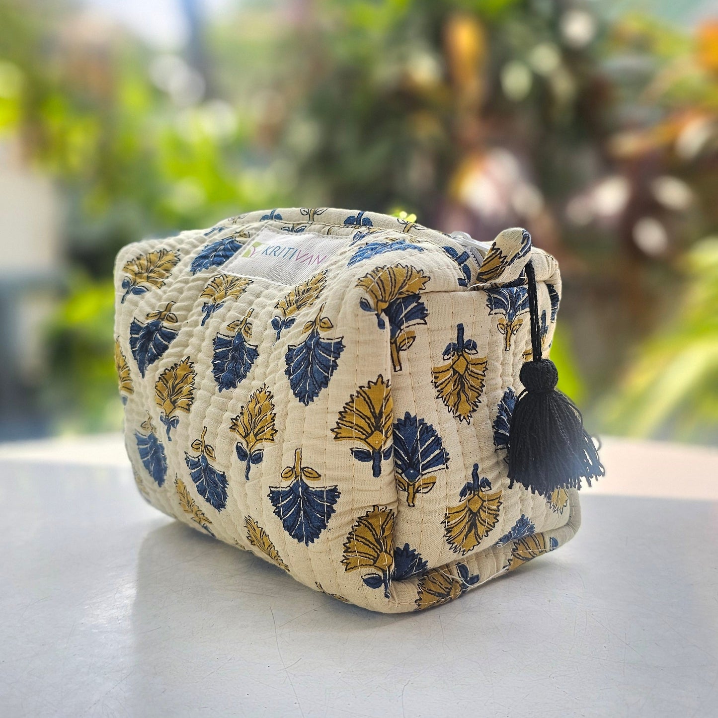 Quilted Travel/Makeup Pouch