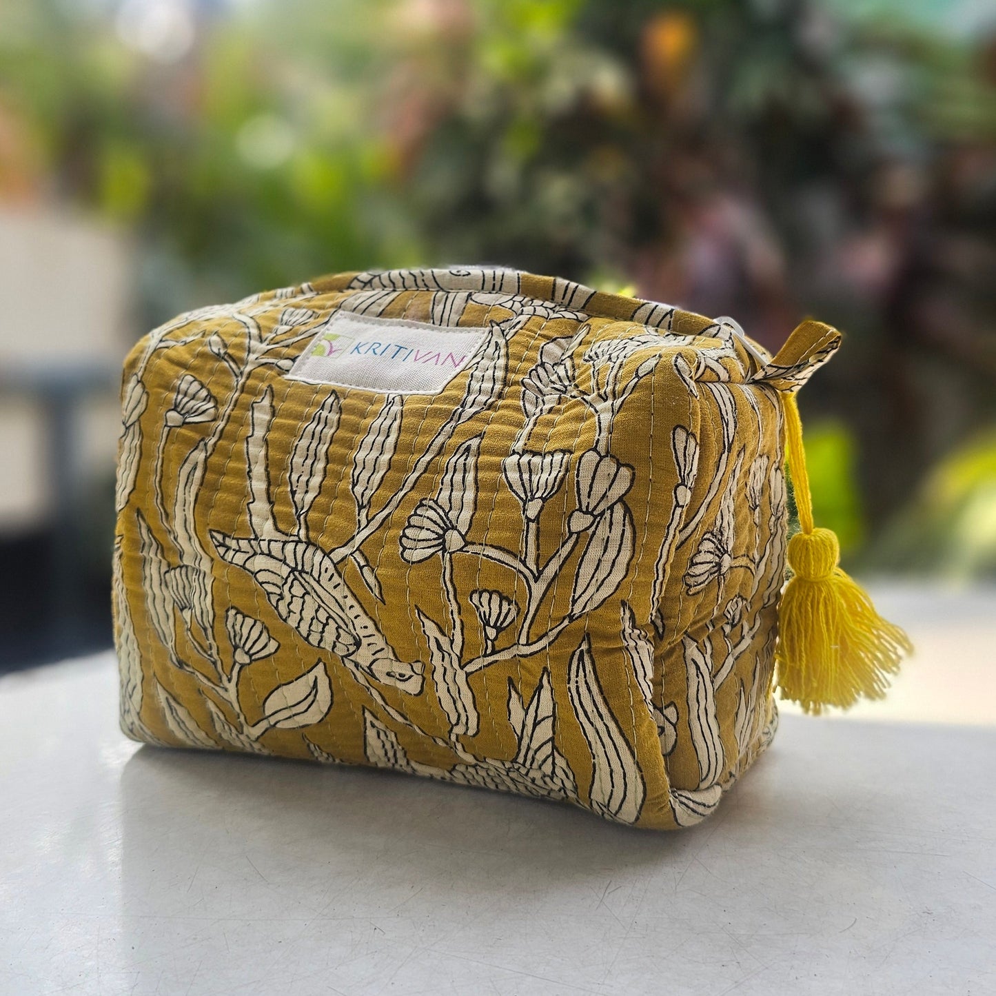 Quilted Travel/Makeup Pouch