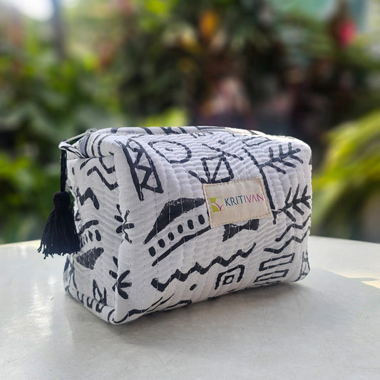 Quilted Travel/Makeup Pouch