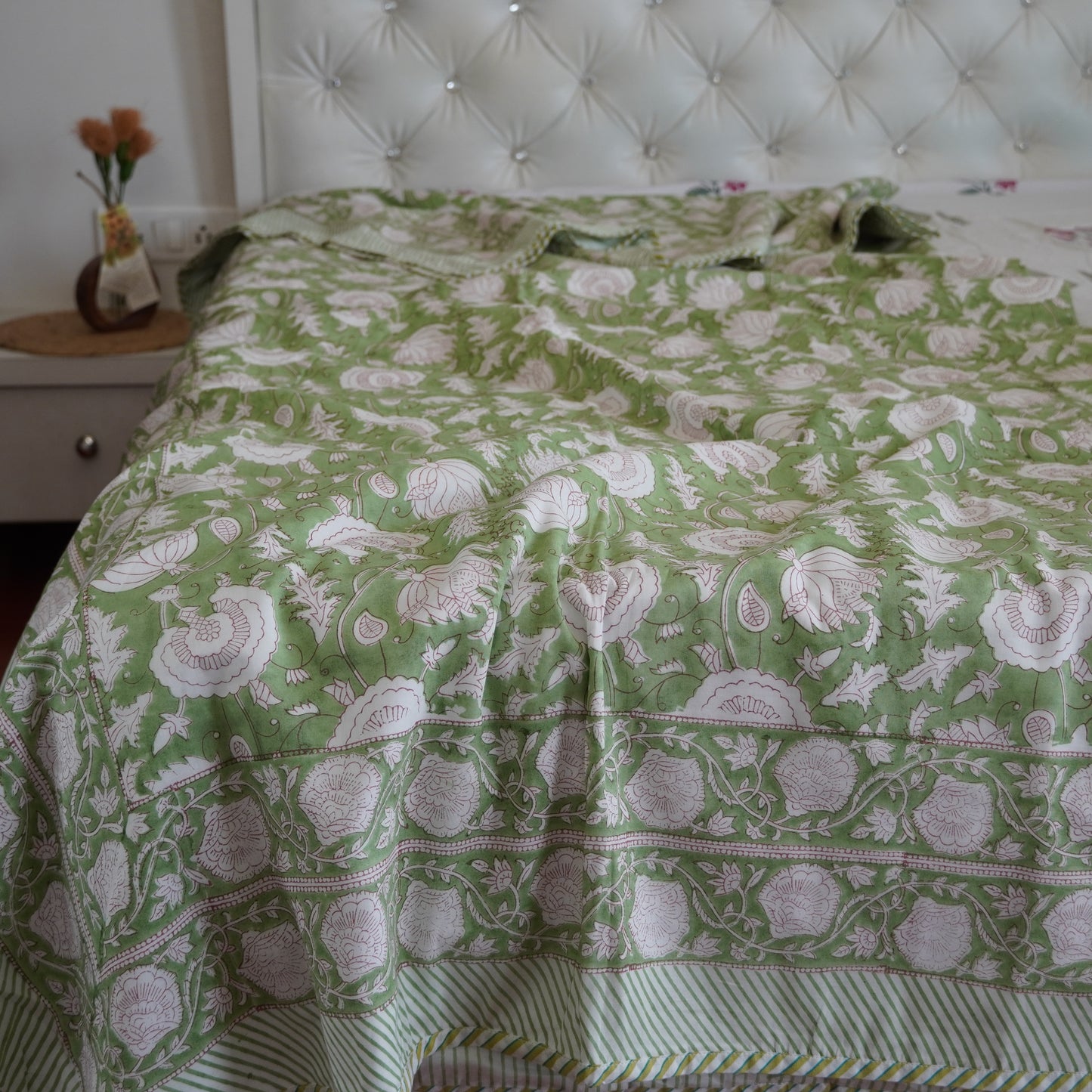 Amoda Handblock Print Pure Mul Cotton Dohar