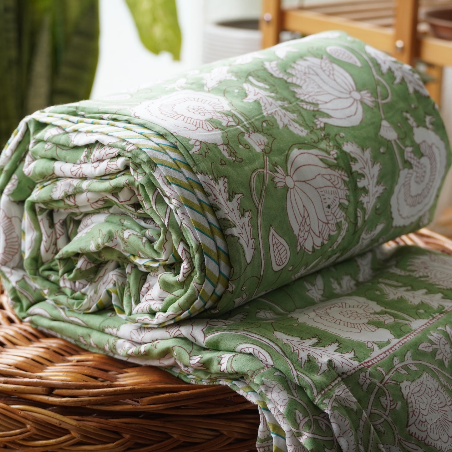 Amoda Handblock Print Pure Mul Cotton Dohar
