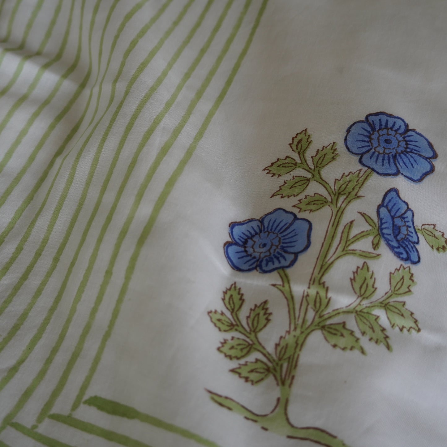 Padmaja Handblock Print Pure Mul Cotton Dohar