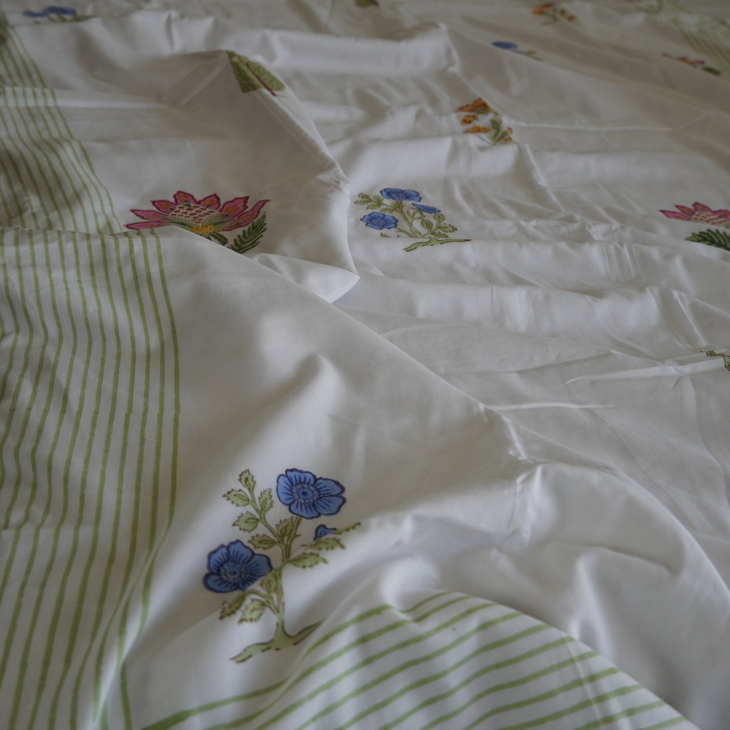 Padmaja Handblock Print Pure Mul Cotton Dohar