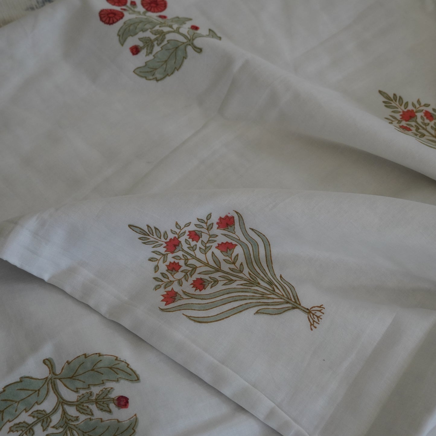 Vasanta Handblock Print Pure Mul Cotton Dohar