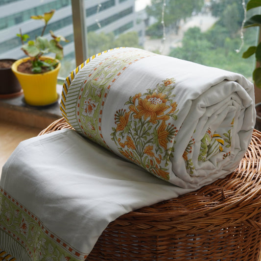 Kanak Handblock Print Pure Mul Cotton Dohar