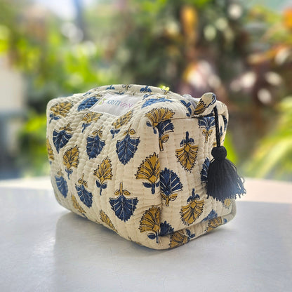 Quilted Travel/Makeup Pouch
