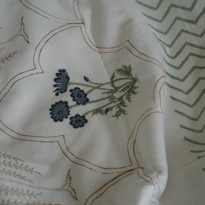 Bagh-e-Noor Handblock Print Pure Mul Cotton Dohar