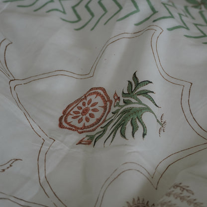 Bagh-e-Noor Handblock Print Pure Mul Cotton Dohar