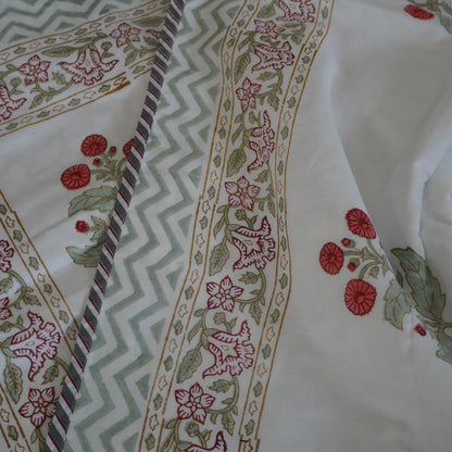 Vasanta Handblock Print Pure Mul Cotton Dohar