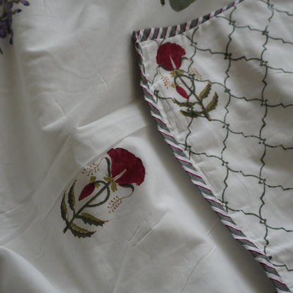 Kumudini Handblock Print Pure Mul Cotton Dohar