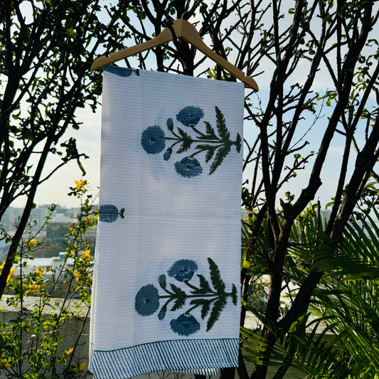 Handblock Waffle Towel